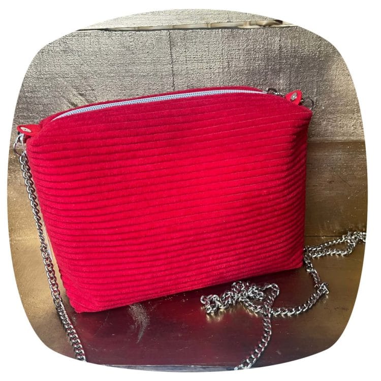 Pochettes rectangulaires Chaîne à mailles épaisses